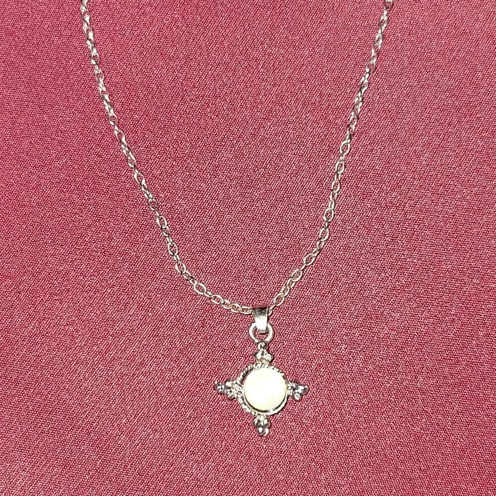 Silver chain Charm Necklace